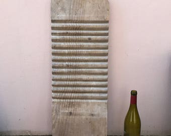 Vintage French wood Washing Board old french france 30031722