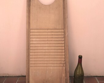 Vintage French wood Washing Board old french france 18041729