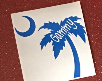Personalized Palmetto Tree