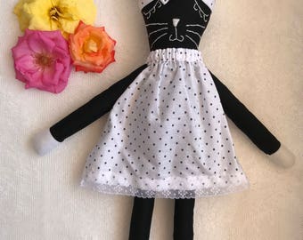 Handmade organic eco-friendly soft doll toy