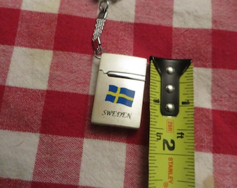 Mini lighter key chain lighter sweden vintage swedish keychain lighter w/ free ship