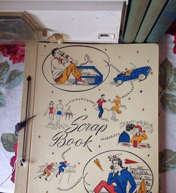 Vintage Unused Scrapbook From the 1950's Vintage Teen