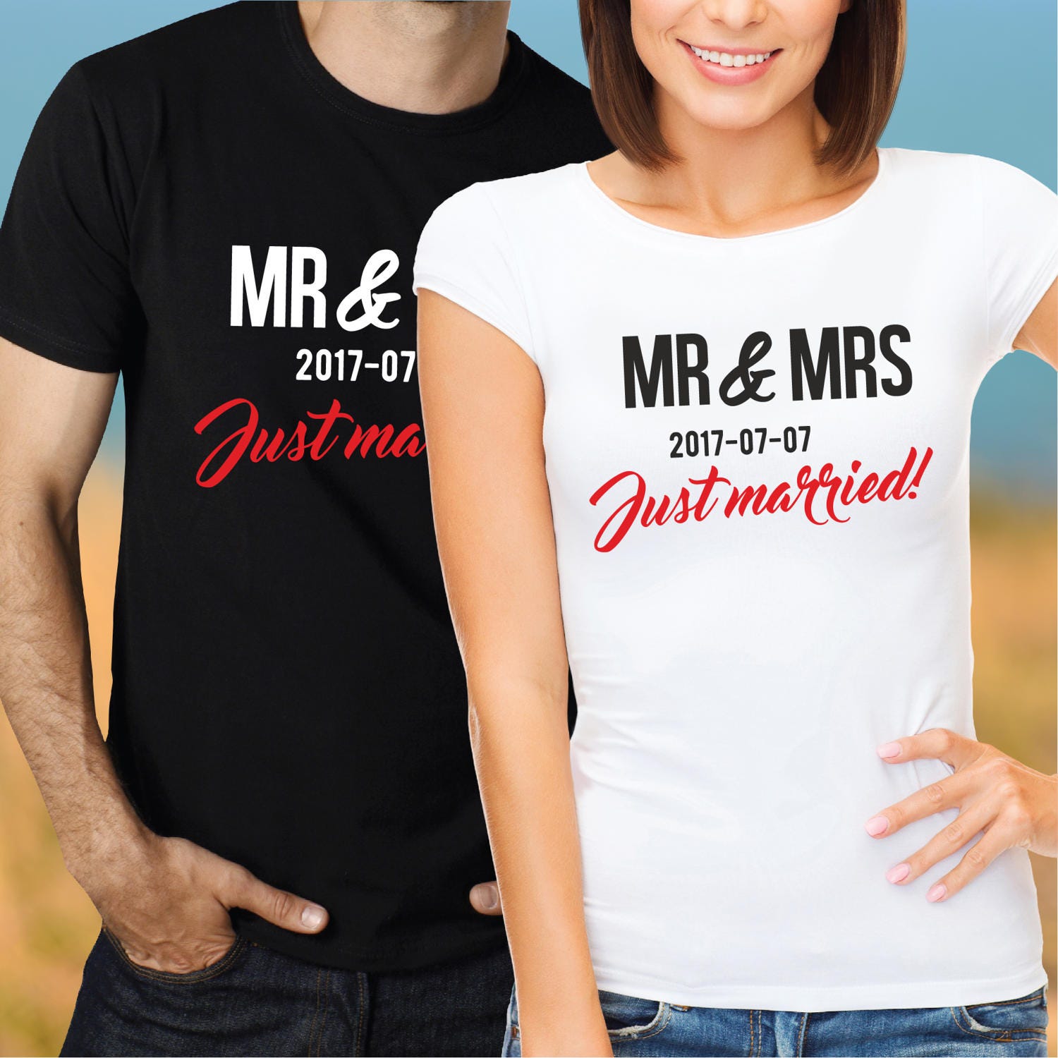 just married tee shirts