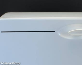 Vintage Metal Bread Box White Enamel KCO Canada