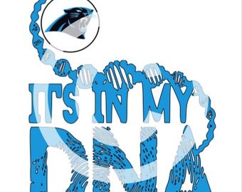 Carolina Panthers - It's in my DNA SVG File