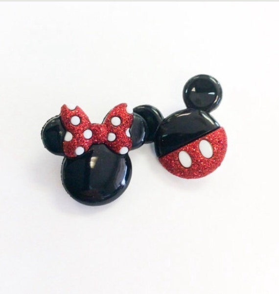 Disney Clip On Earrings Mickey and Minnie Earrings