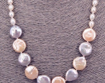 Pearl Necklace Baroque necklace PKE103