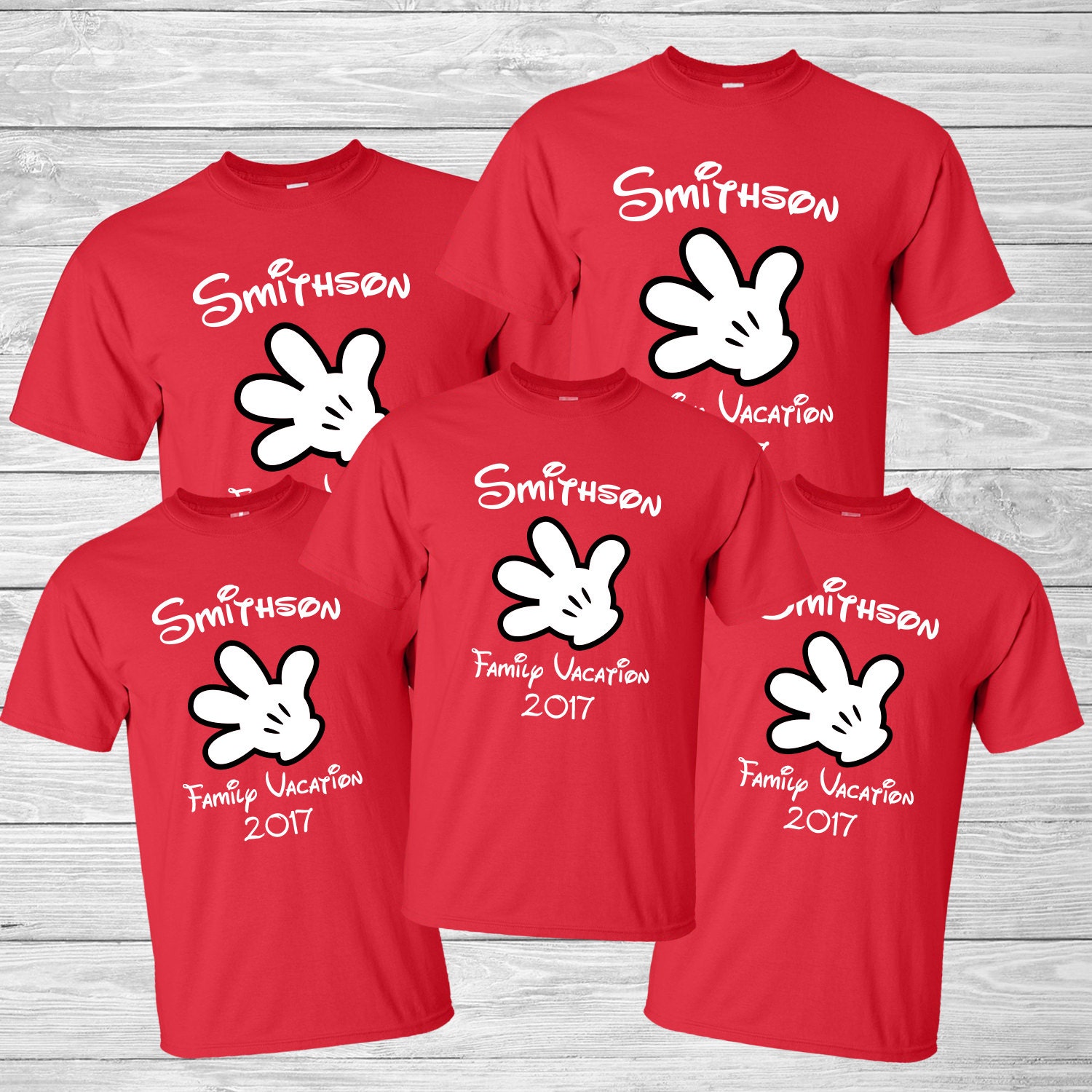 mickey mouse family vacation t shirts