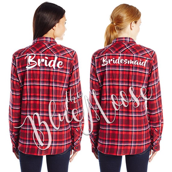 White bride flannel Clearance