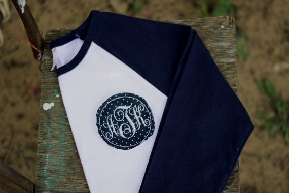 mlb monogram tee