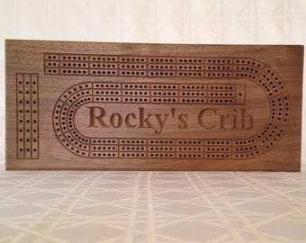 Walnut Cribbage Board
