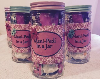 Pedicure in a jar | Etsy