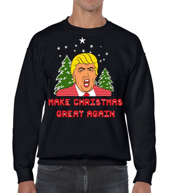 New Donald Trump Christmas Funny Xmas Sweater Jumper