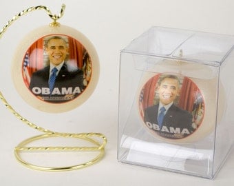 Barack Hussein Obama 44th President Photo Ornament