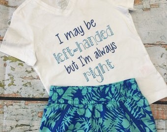 I may be left-handed but I'm always right | lefty, southpaw, left-handed gifts
