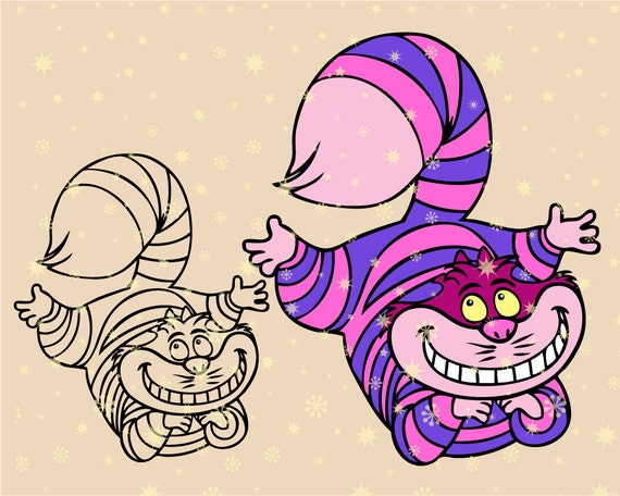 Download Cheshire Cat Svg Free - Layered SVG Cut File - Cat svg fre...