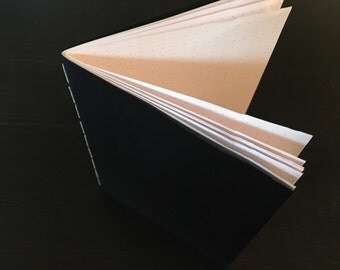 Fountain Pen Friendly Pocket Journal - Black with Rhodia Dot Grid