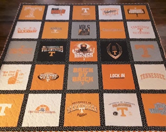 Items similar to University of Tennessee UT Rag Quilt. on Etsy