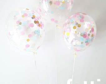 Confetti Balloons - Unicorn ... 3 Different sizes to choose from 30cm , 43cm and Jumbo 90cm