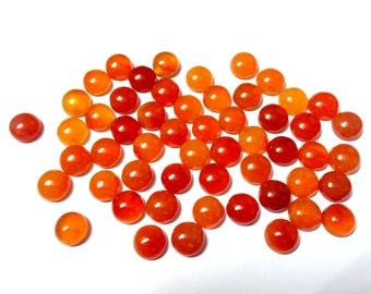 10 mm CARNELIAN cab, 15 pieces or 35 pieces, smooth cabochon. tiny gems, Tiny Cab, Super Quality gems for Jewellery