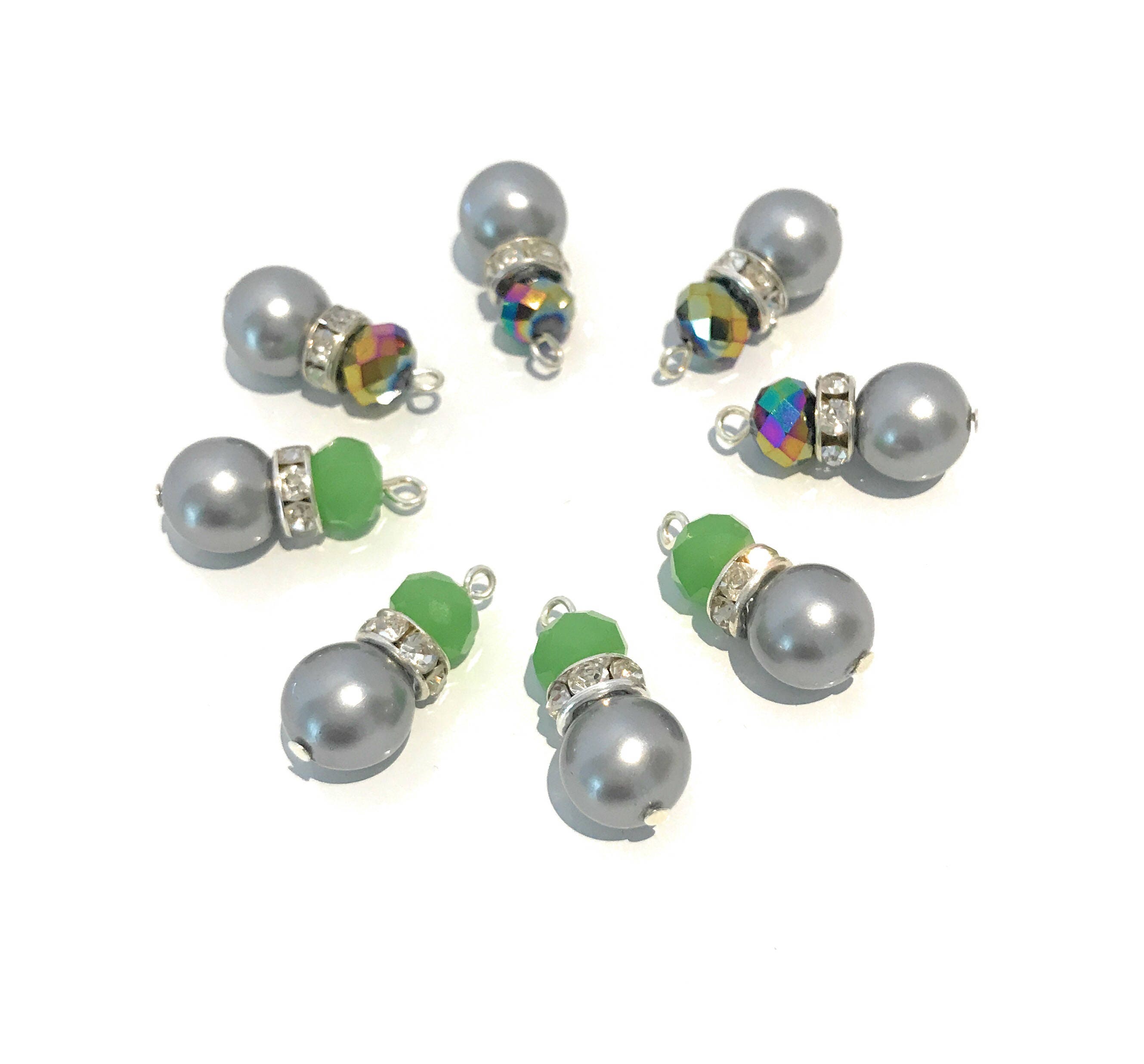 Jewelry Charms, Bracelet Charms, Pearl Charm, Bead Charms, Jewelry