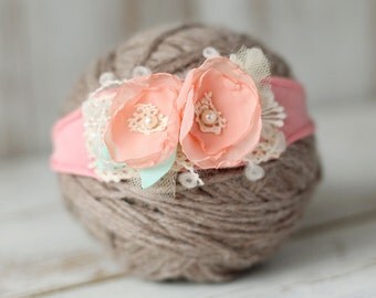 Newborn tieback, newborn headband, newborn tie back, newborn headband photo prop, new born headband, photo props, newborn photography props