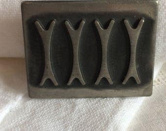 Brodrene Mylius Brooch/Pin Pewter BM Norway
