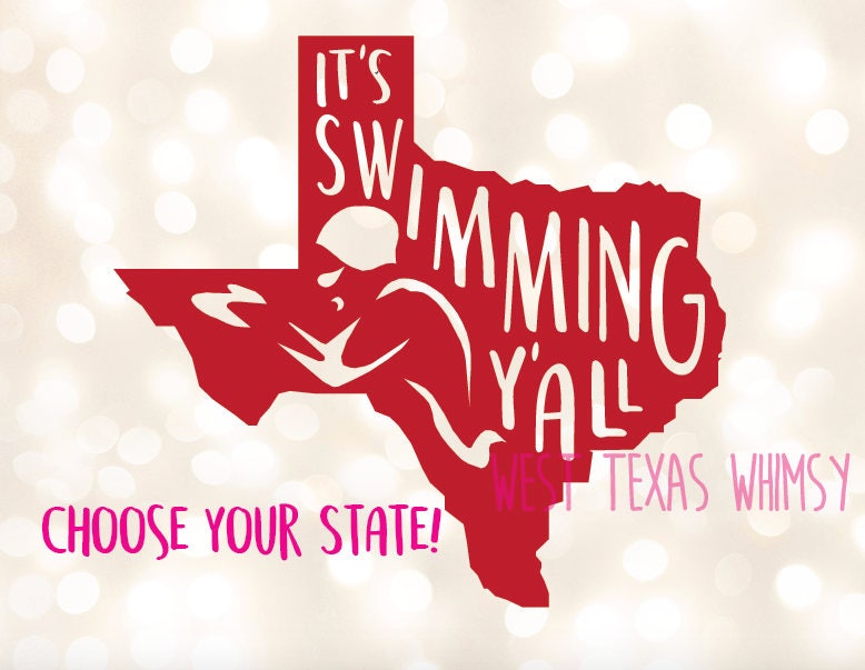 Download It' Swimming Y'all swimming svg swim mom svg custom