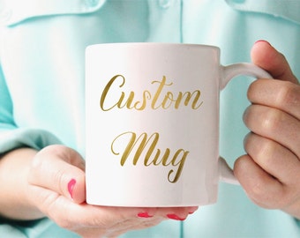 Custom Coffee Mug, Your Logo, Words, Or Image, Personalized Promotional Mug
