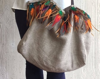 Feather bag sale