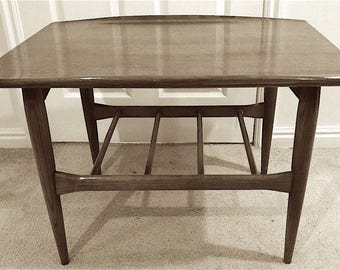 Mid-century Danish Side Table Crafted by Bassett Furniture