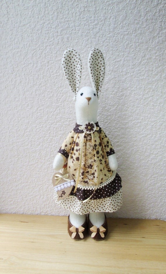 Rabbithandmade rabbit Handmade Bunnyrabbit fabricrabbit