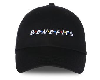 Friends With Benefits Hat Cap Dad Hat Black