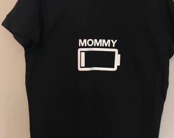 low battery mom shirt