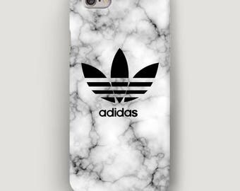 Grey Marble iPhone 7 Case, Adidas iPhone 6 Case, iPhone 5S Case, iPhone SE Case, Phone Cover, Apple Phone Case, Grey Marble Case for iPhone