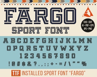Inline Sport Monogram Font Svg Cricut Sport Alphabet cut files, Varsity monograms, Inline Initial letters, Silhouette font download Iron on