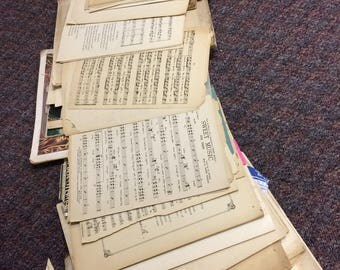 Assorted Antique Sheet Music!