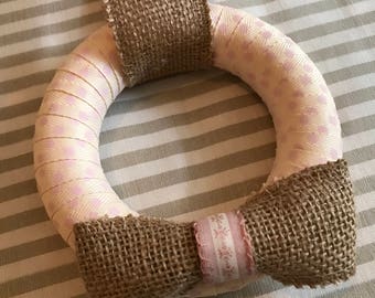 Pink Dotty Wreath (12cm)