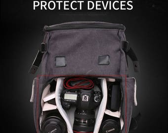 VINTAGE STYLE Hot camera bag - Protect your camera and accessories - Backpack
