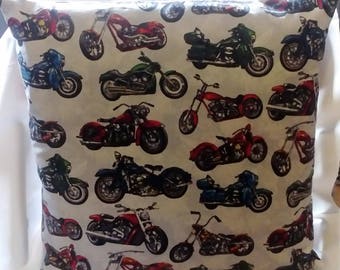 Motorcycle Motorbike cushion cover 16"x16"