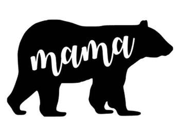 Mama Bear Car Decal Mama Bear Window Decal Mama Bear Decal