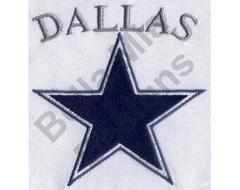 Football - Machine Embroidery Design, Football Team, Dallas, Dallas Cowboys