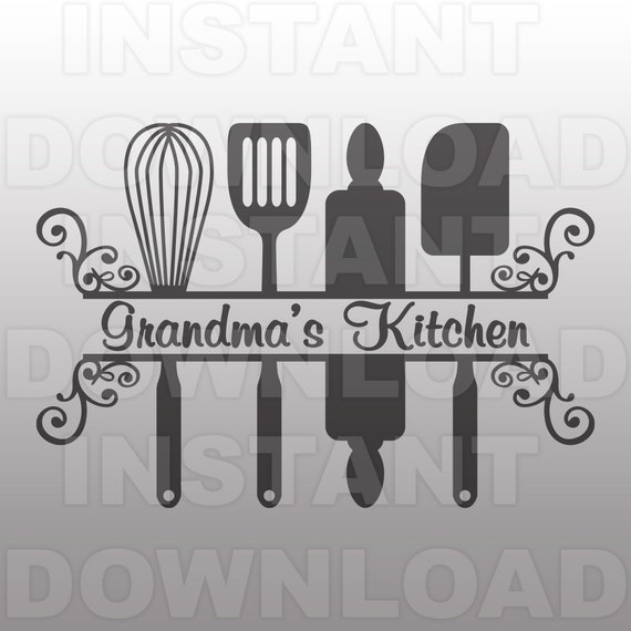 Free Free 110 Free Svg File Grandma&#039;s Kitchen Svg SVG PNG EPS DXF File