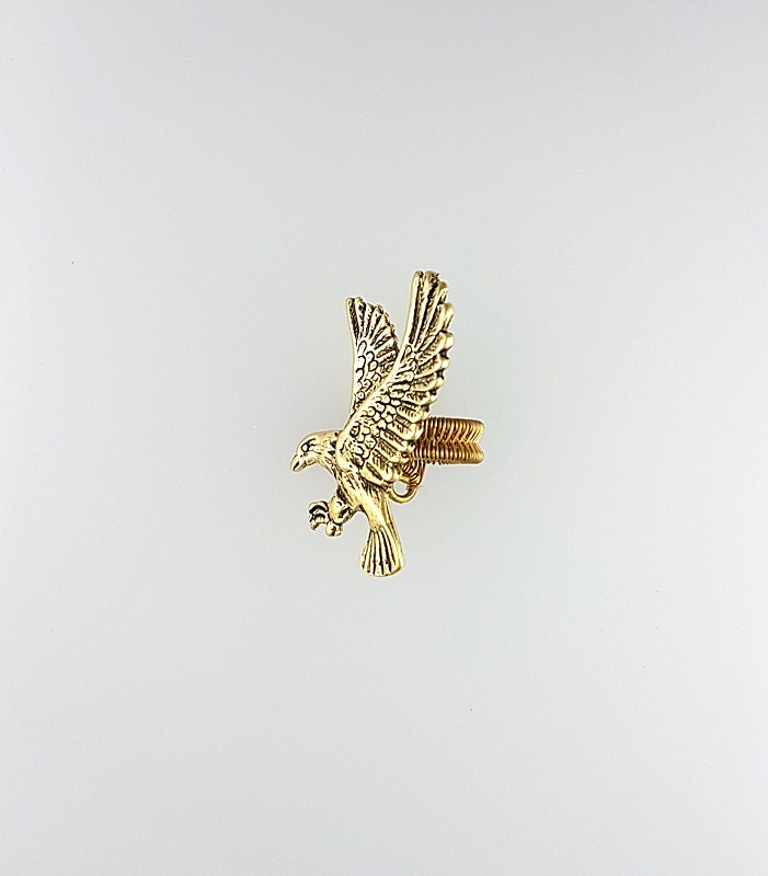 Eagle Ear Cuff Eagle Earrings Gold Eagle Jewelry Animal