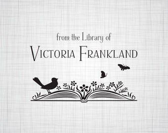 Book Lovers Library Stamp, A Stamp for all of your books, Gift for the Book Lover, Book Stamp, Library Stamp