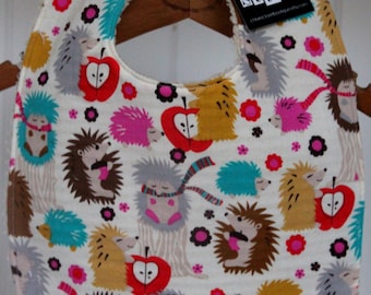Baby Bib...hedgehogs