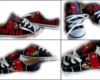 Louisville Cardinals, Converse, Sneakers, Sports, Basketball, Football, College, Fan, Shoes Included