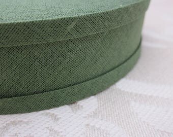 9m Olive Green Cotton Bias Binding