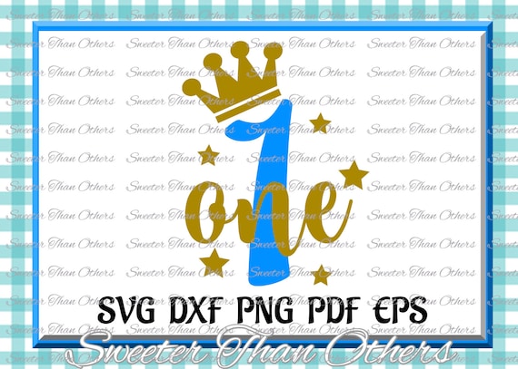 Download First Birthday SVG one Birthday cut file boy Dxf Silhouette