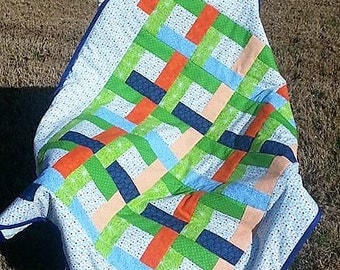 Bright Blocks Baby Quilt